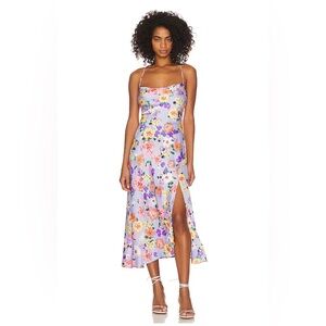 Astr Multicolor Floral Midi Dress